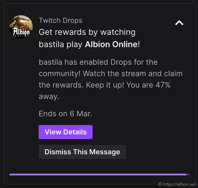 Twitch drops channel